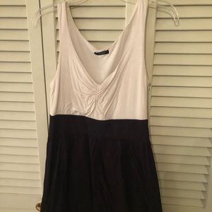Black and white dress